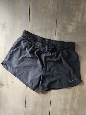 Nike Dri-FIT Black Lined Athletic Shorts - Size S